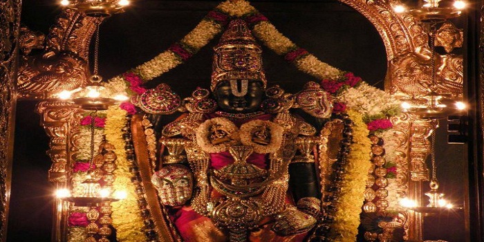 Lord Srinivasa In Lights