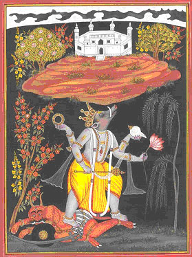 The ten incarnations of Vishnu