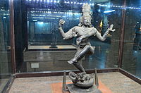 Depiction of the god Shiva as the cosmic dancer Nataraja